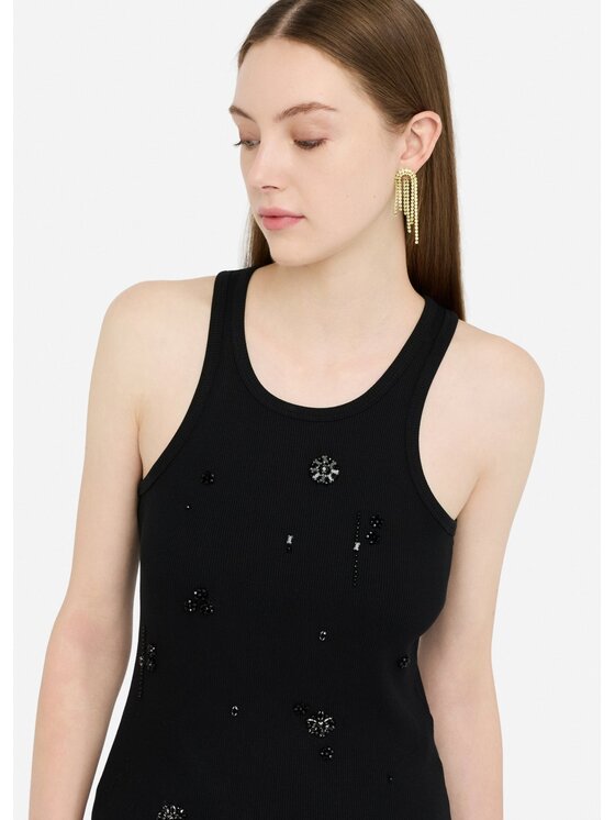 Liu Jo Liu Jo Top MF5447J4822P9124 Nero Slim Fit