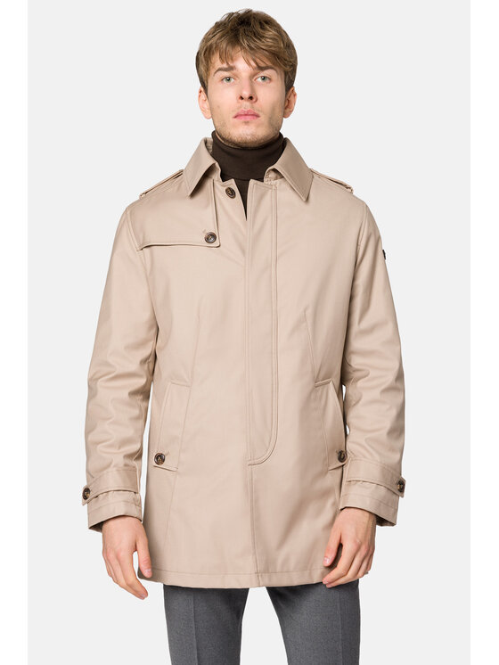 Lancerto Męski Płaszcz przejściowy, rozmiar 54, Beżowy, Altea PC131223000013