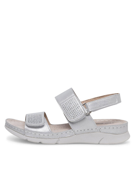 Clara Barson Clara Barson Sandalen WS040801-01 Silberfarben