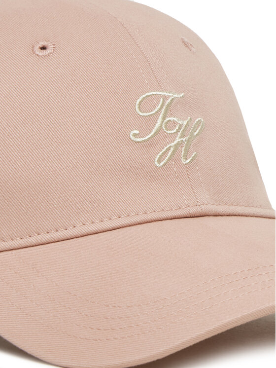 Tommy Hilfiger Tommy Hilfiger Шапка с козирка Embroidered Cap AW0AW17490 Розов