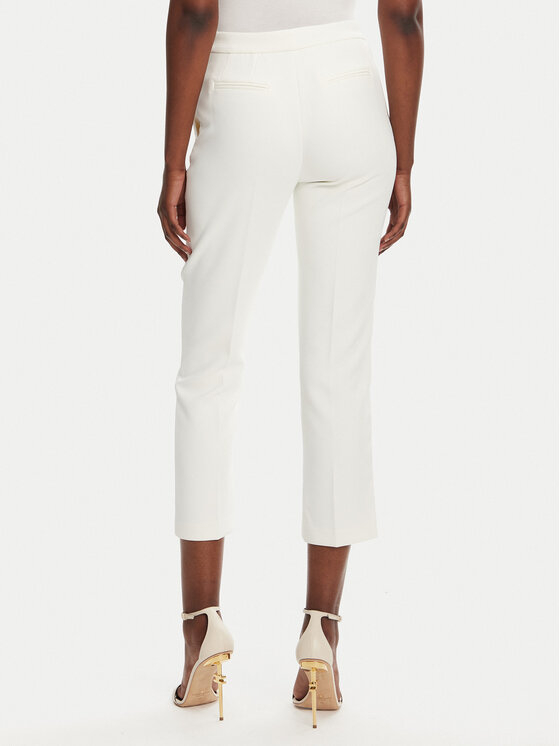 Elisabetta Franchi Elisabetta Franchi Chino kalhoty PA-098-52E2-V320 Bílá Regular Fit