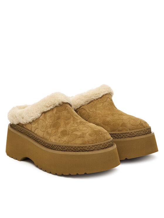 Coach Coach Пантофи Cecelia Signature CCO36 Кафяв