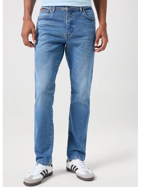 Jeansy Wrangler, Rozmiar W36/L32, Niebieskie, TEXAS SLIM