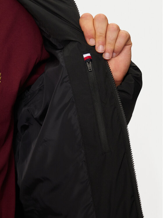 Tommy Hilfiger Tommy Hilfiger Μπουφάν πουπουλένιο MW0MW36599 Μαύρο Regular Fit