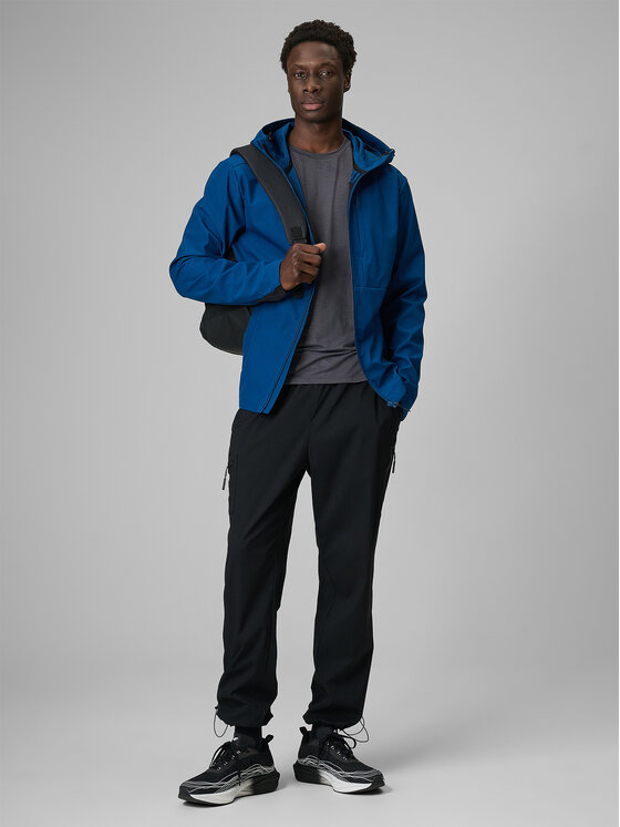 4F 4F Kurtka przejściowa CITY JACKETS Turkusowy Regular Fit