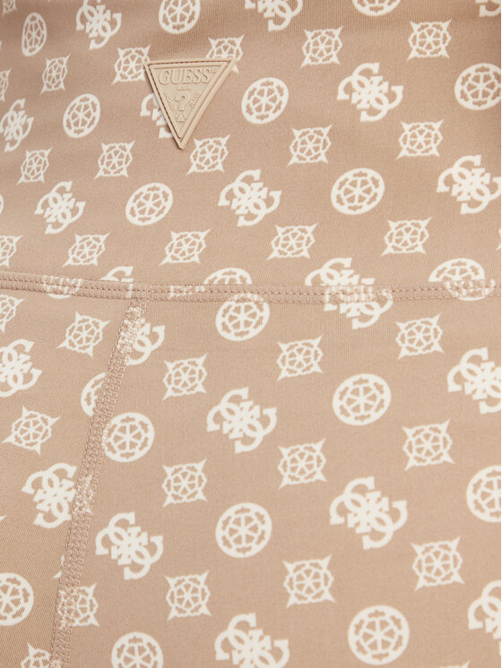 Guess Guess Legginsy V5YB18 MC03W Beżowy Slim Fit