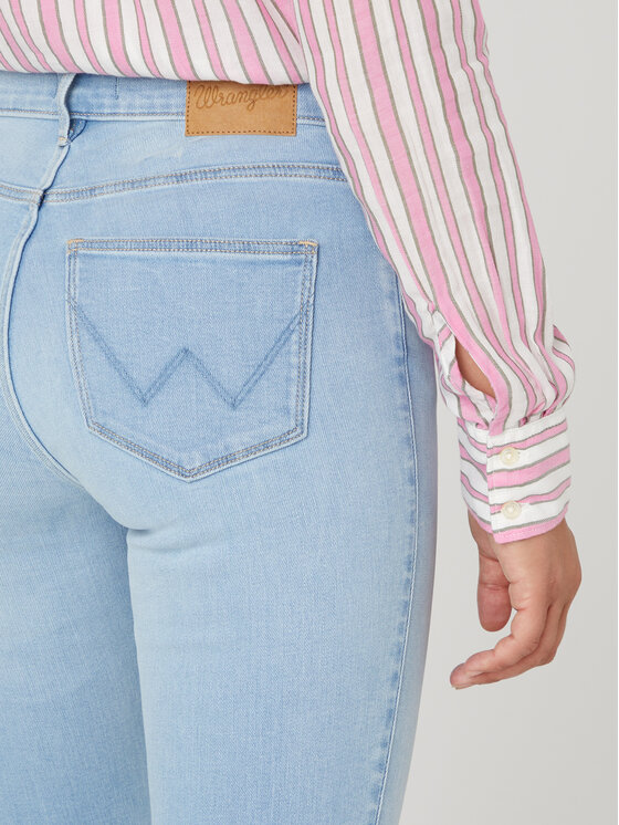 Wrangler Wrangler Jeansy W26LCY37L 112332358 Błękitny Slim Fit