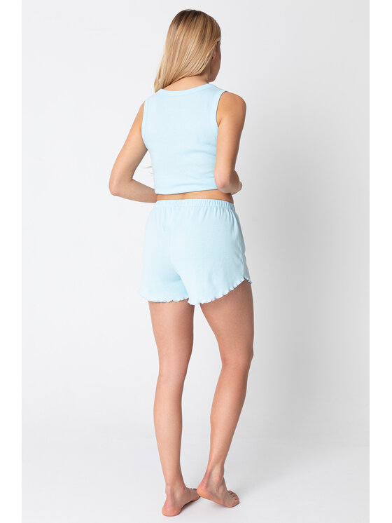 LaLupa LaLupa Piżama LA147 Błękitny Comfort Fit