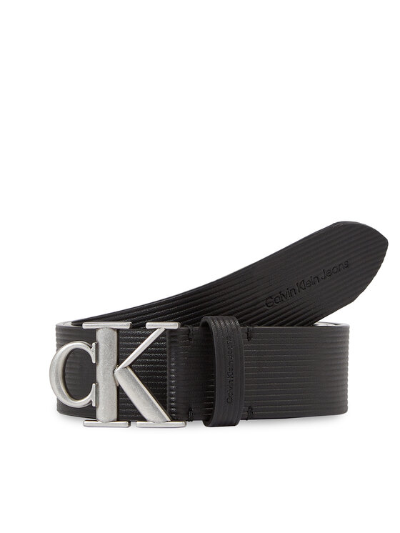 Calvin Klein Jeans Calvin Klein Jeans Pasek Męski Round Mono Pl Lthr Tx Belt K50K511155 Czarny