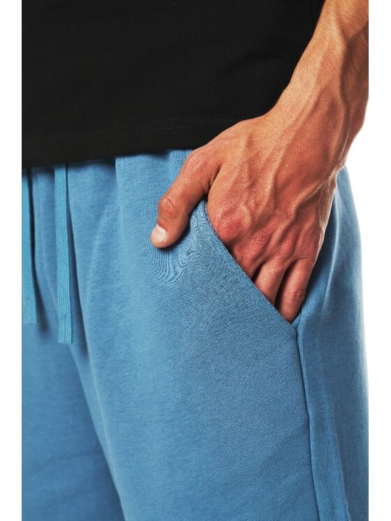 4F 4F Pantaloncini di tessuto 4FWSS25TSHOM0818-32S Blu Regular Fit