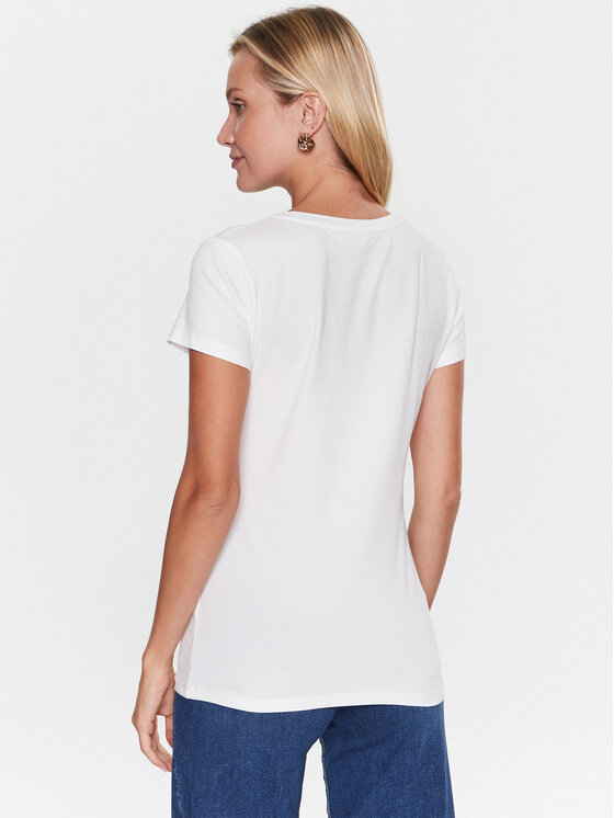 Liu Jo Sport Liu Jo Sport T-Shirt TA3104 J5003 Weiß Regular Fit