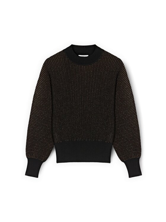 Motivi Motivi Sweter M113W003803N0Z3 Brązowy Over Fit