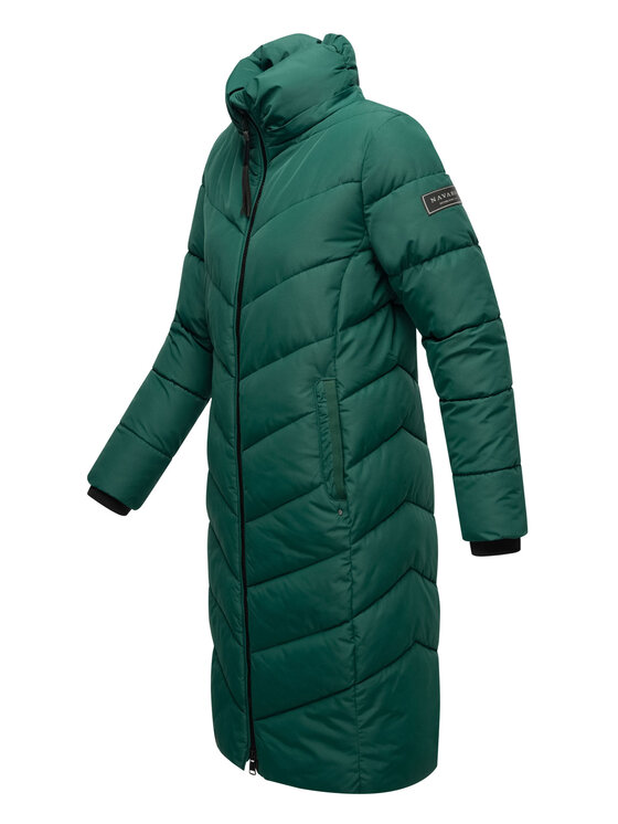 Navahoo Navahoo Kurtka zimowa Sahnekatzi Zielony Regular Fit
