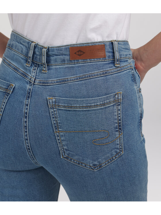Lee Cooper Lee Cooper Jeansy JEANS D BECCA 2418 LIGHT USED Niebieski Bootcut Fit