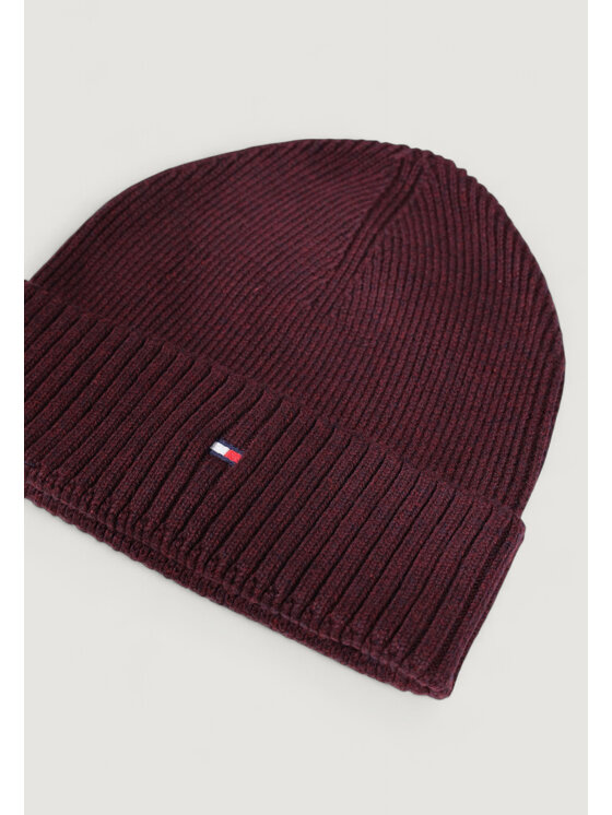 Tommy Hilfiger Tommy Hilfiger Berretto TH FLAG PIMA COTTON BEANIE Bordeaux