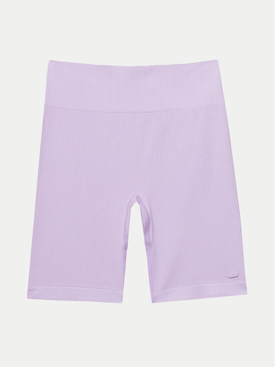 4F 4F Szorty sportowe 4FWSS24TFSHF498 Fioletowy Slim Fit