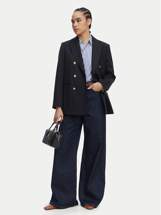 Tommy Hilfiger Tommy Hilfiger Sakoi WW0WW50784 Tamnoplava Relaxed Fit