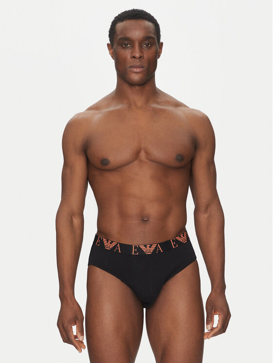Emporio Armani Underwear Emporio Armani Underwear Σετ σλιπ 3 τμχ. EM000258 AF10778 MC061 Μαύρο