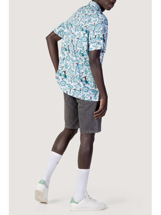 Dickies Dickies Πουκάμισο ROSEBURG SS CL FLORAL Μπλε Flora Fit