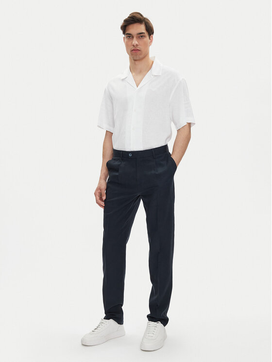 Marciano Guess Marciano Guess Pantaloni di tessuto 5GHB17 2310Z Blu scuro Regular Fit