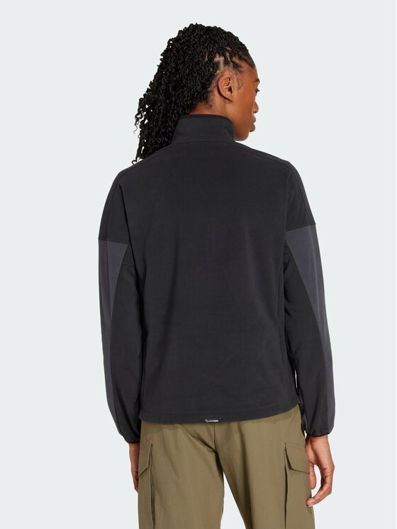adidas adidas Bluza techniczna Terrex Multi Climawarm Fleece Czarny Regular Fit