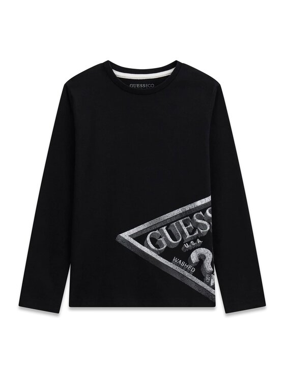 Guess Kids Guess Kids T-Shirt 183926 Czarny Classic Fit