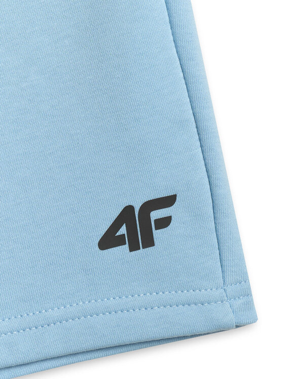 4F 4F Szorty sportowe BASIC+ Niebieski jasny Regular Fit