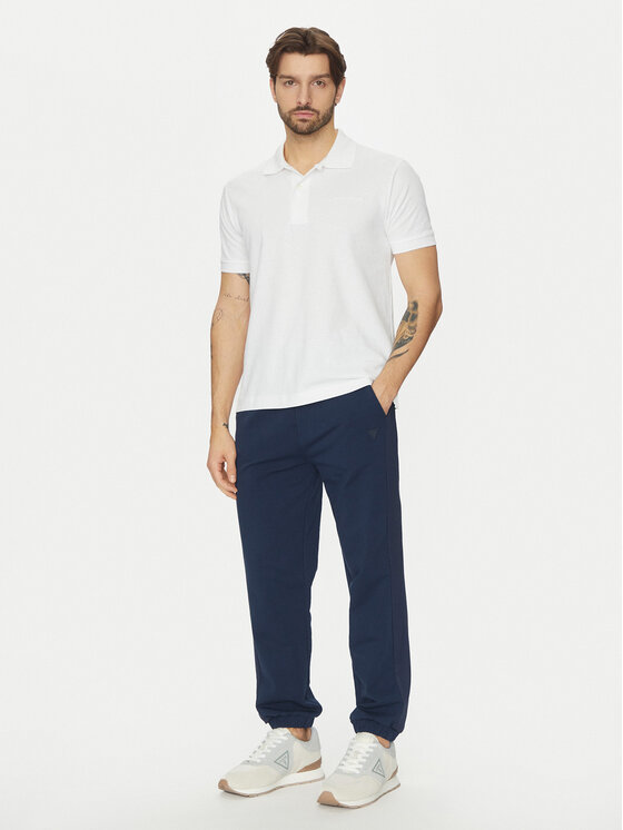 Guess Guess Melegítő alsó Z5GB06 K6ZS1 Sötétkék Regular Fit