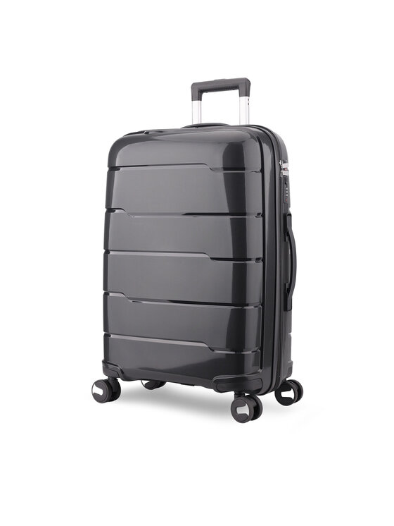 Semi Line Semi Line Μεσαία Βαλίτσα T5908-3 Μαύρο