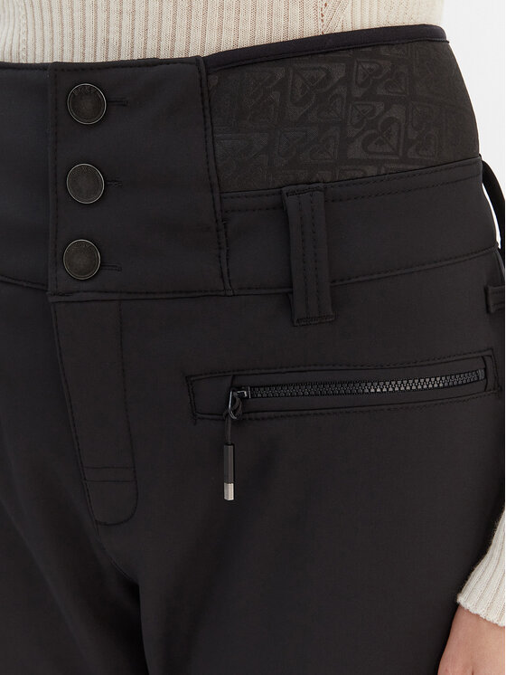 Roxy Roxy Сноуборд панталони Rising High ERJTP03295 Черен Skinny Fit