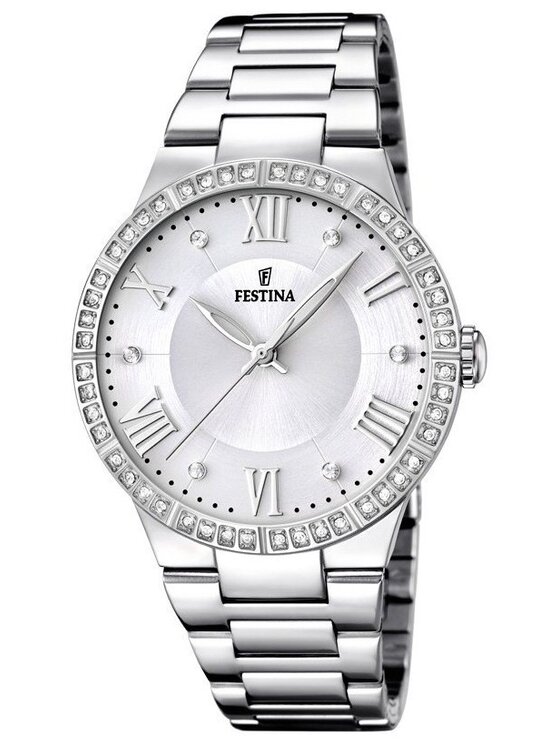 Festina Festina Zegarek F16719/1 Srebrny