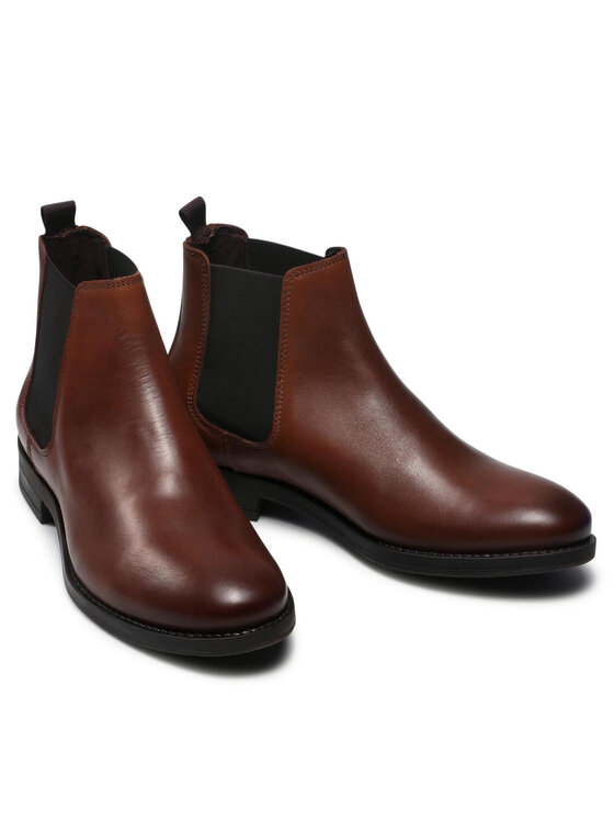 Jack&Jones Jack&Jones Μποτάκια με λάστιχο Jfwargo 12192758 Καφέ