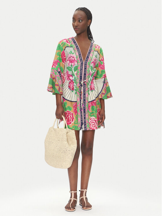 Maaji Maaji Vestito da spiaggia Cerice Bouquet Enjoyable PT2472CPO008 Multicolore Regular Fit
