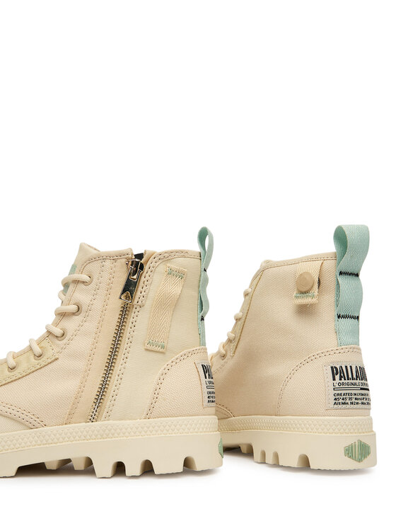 Palladium Palladium Schnürstiefeletten Pampadetroitzip Su 94612-280-M Beige