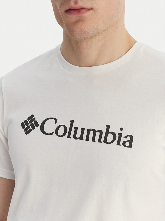 Columbia Columbia Majica Basic Logo™ 2155001 Bela Regular Fit
