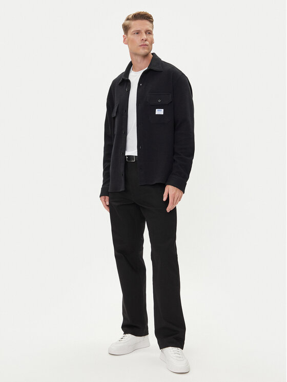 HUGO HUGO Szövet nadrág Zarik253 50549720 Fekete Regular Fit