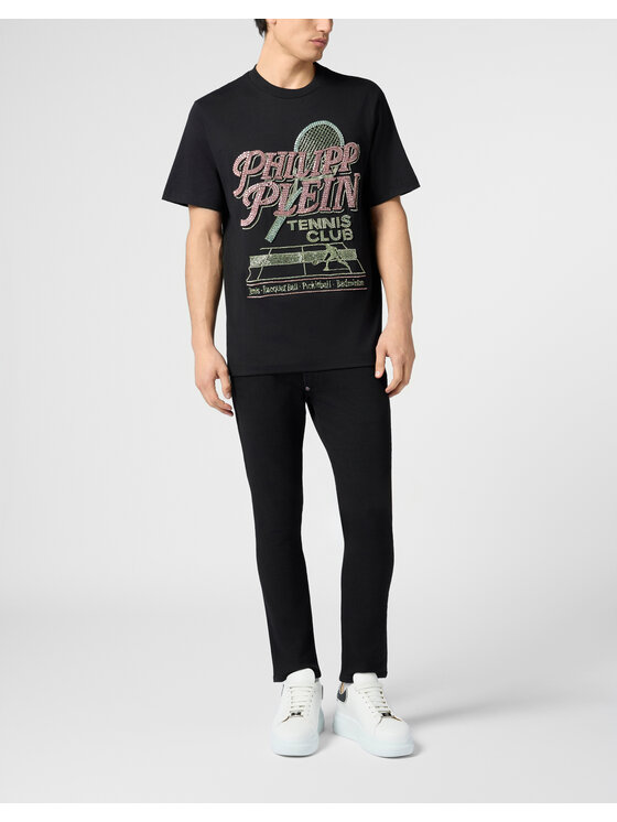 PHILIPP PLEIN PHILIPP PLEIN T-Shirt 30563 Czarny Regular Fit