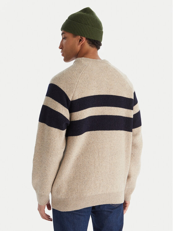 Element Element Pulover 2000s RIB CR ELYSW00128 Bej Regular Fit