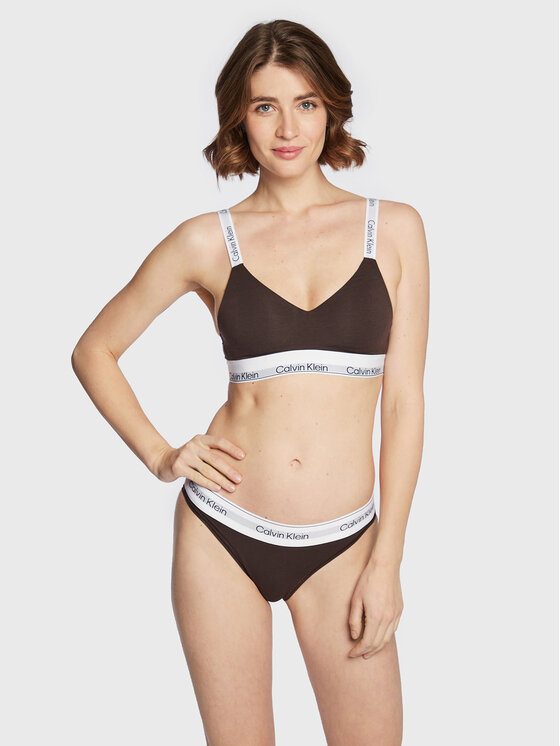 Calvin Klein Underwear Calvin Klein Underwear Figi klasyczne 000QF7047E Brązowy