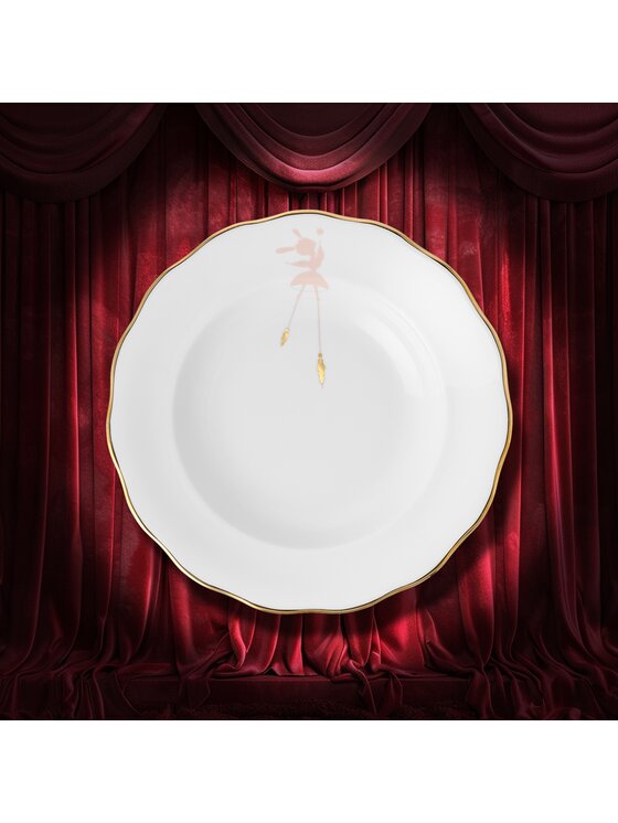 Ćmielów Ćmielów Talerz Alaska Circus Różowy