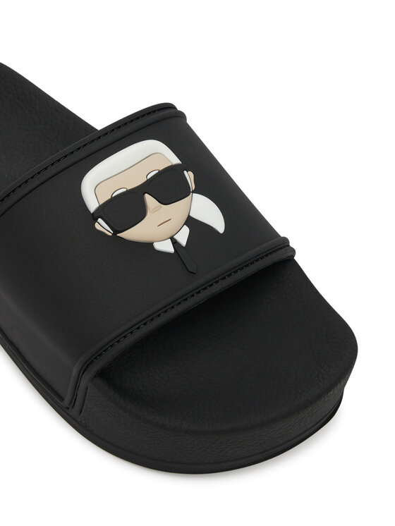 KARL LAGERFELD KARL LAGERFELD Παντόφλες Kondo Maxi KL80805A Μαύρο