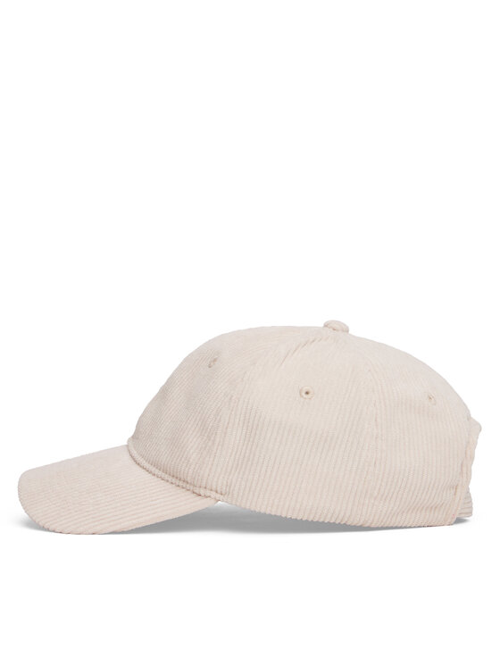 Tommy Hilfiger Tommy Hilfiger Czapka z daszkiem Th Flag 6 Panel Cord Cap AM0AM13583 Écru