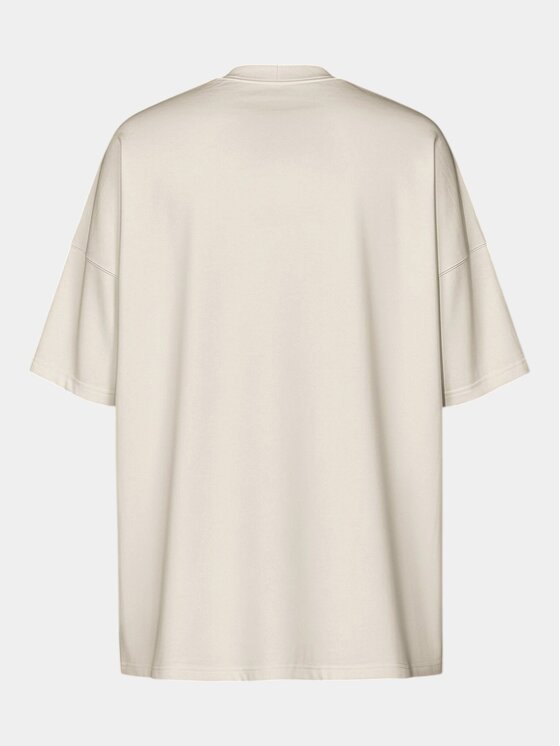 MADE BY SOCIETY MADE BY SOCIETY T-Shirt Tricou KINETIC ARCH - T17313 Beżowy Basic Fit