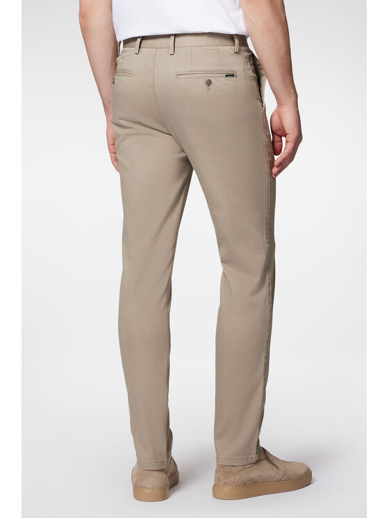 Próchnik Próchnik Chinosy PM2 SP082124000001 Beżowy Slim Fit