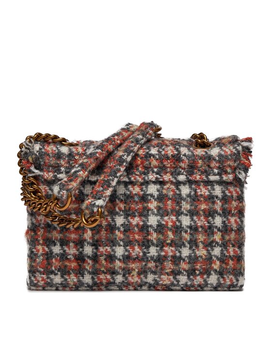 Kurt Geiger Kurt Geiger Дамска чанта 690-Tweed Kensington Bag 3614536609 Кафяв