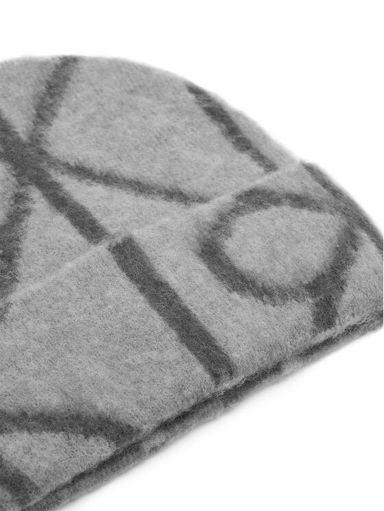 Calvin Klein Calvin Klein Mütze Emblem Aop Brushed LV04D8071G Grau