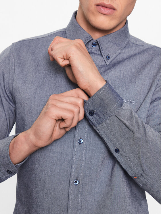 BOSS Boss Hemd 50489341 Dunkelblau Regular Fit