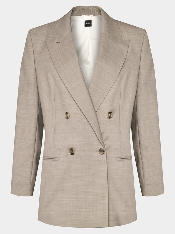 BOSS Boss Giacca da abito Jarmina 50505587 Beige Relaxed Fit