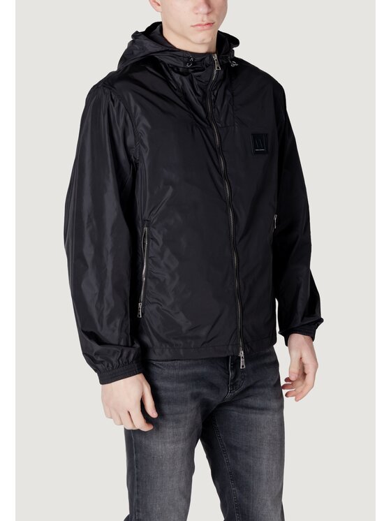 Armani Exchange Armani Exchange Giacca di pelle XM000342 AF12285 Nero Regular Fit