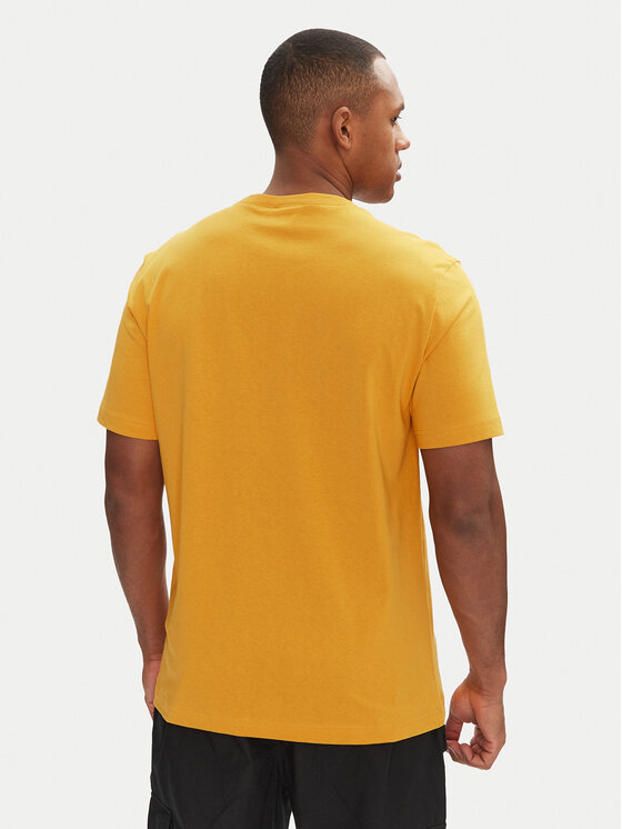 Champion Champion T-särk 220761 Kollane Loose Fit